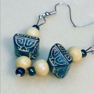Bead drop earrings